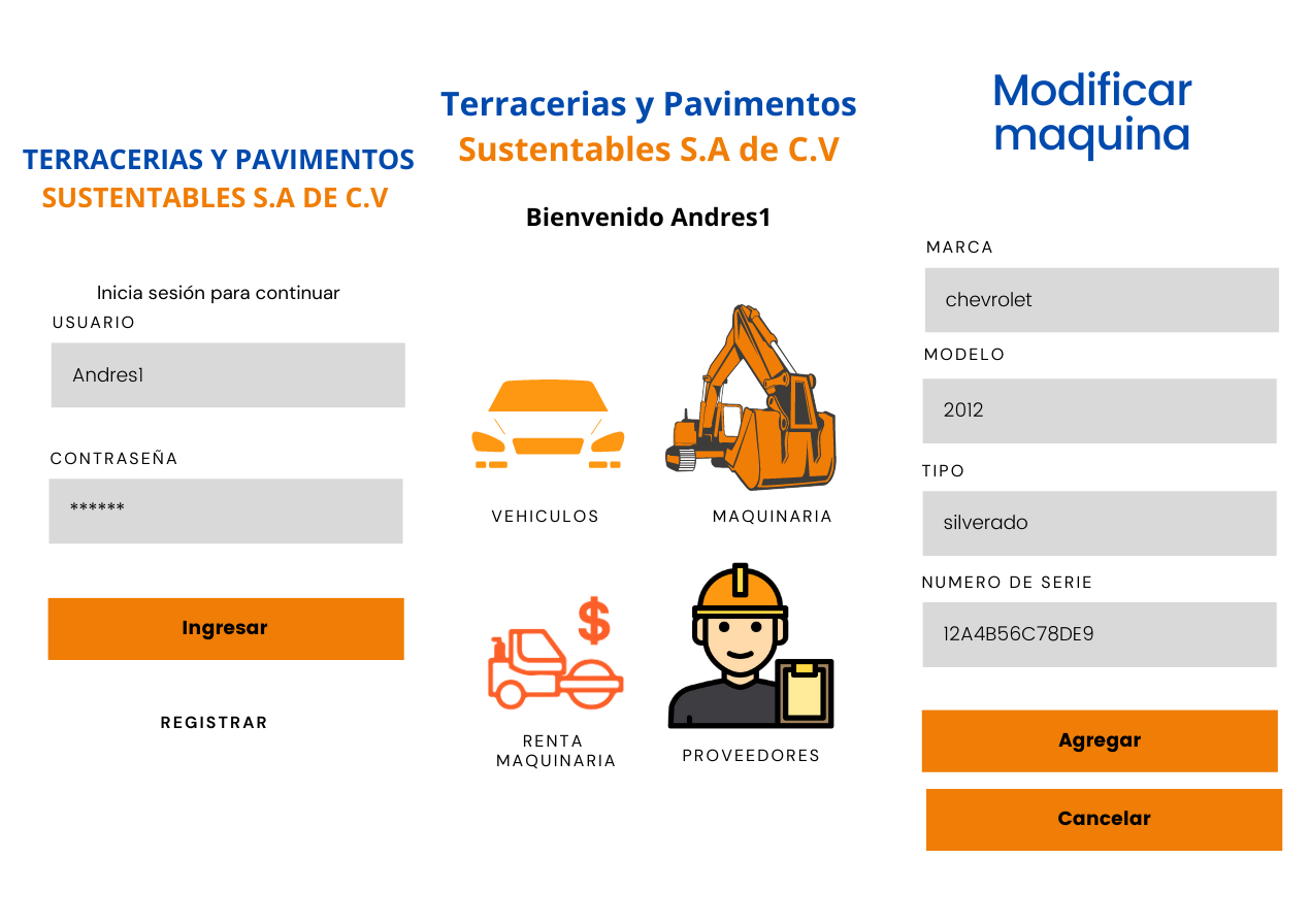 Sistema de Inventario para Terracerías y Pavimentación
